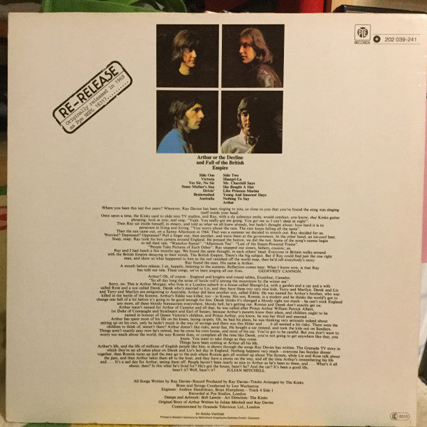 Arthur Or The Decline And Fall Of The British Empire