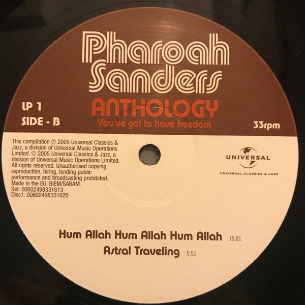 Anthology - You've Got To Have Freedom