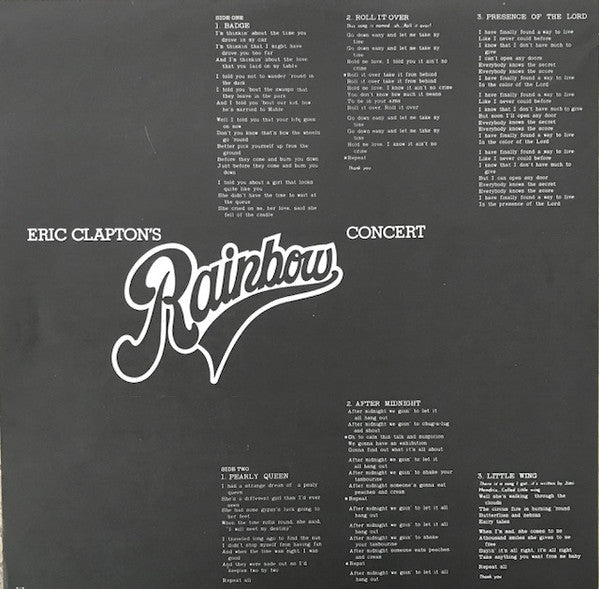 Eric Clapton's Rainbow Concert