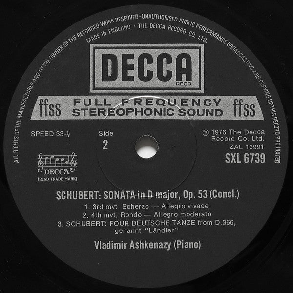 Sonata In D Major D.850 (Op.53) / Four Deutsche Tänze From D.366