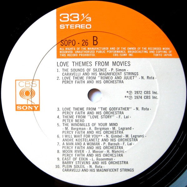 Love Themes From Movies