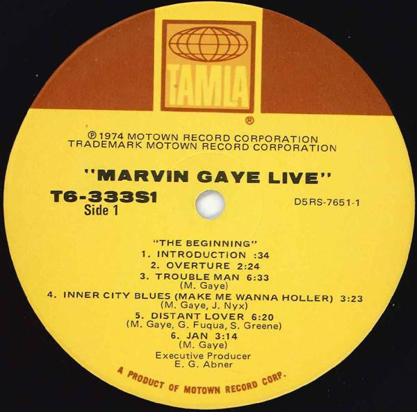 Marvin Gaye Live!