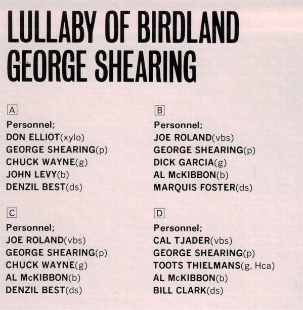 Lullaby Of Birdland