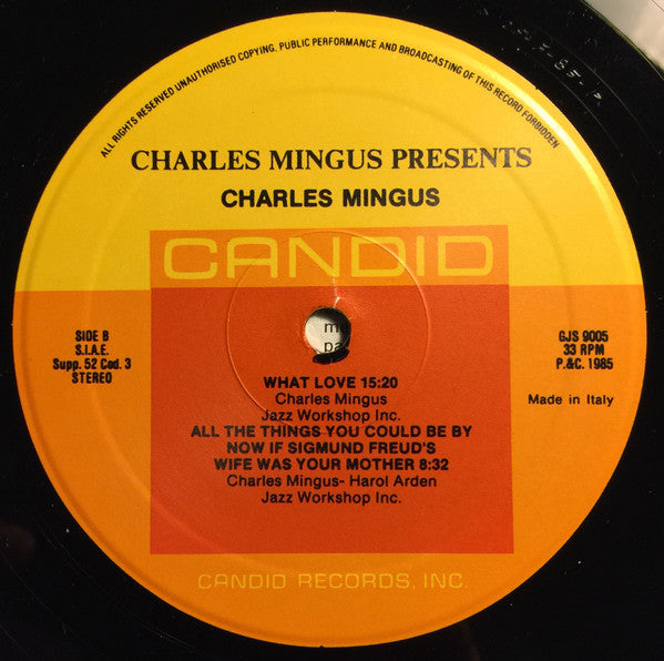 Presents Charles Mingus