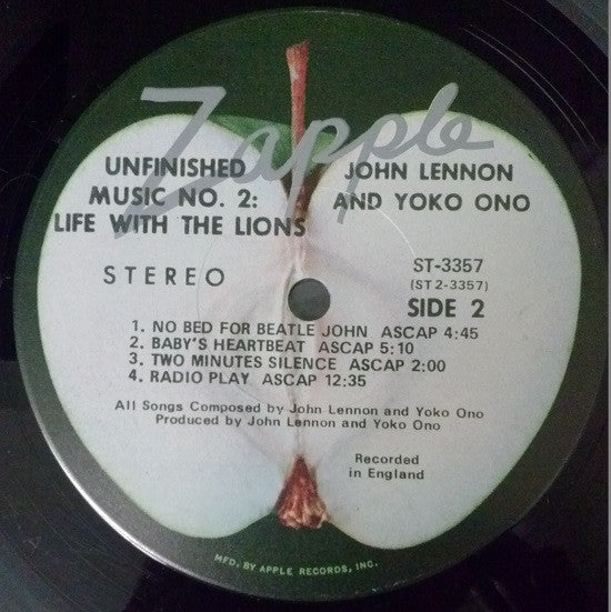 Unfinished Music No. 2: Life With The Lions