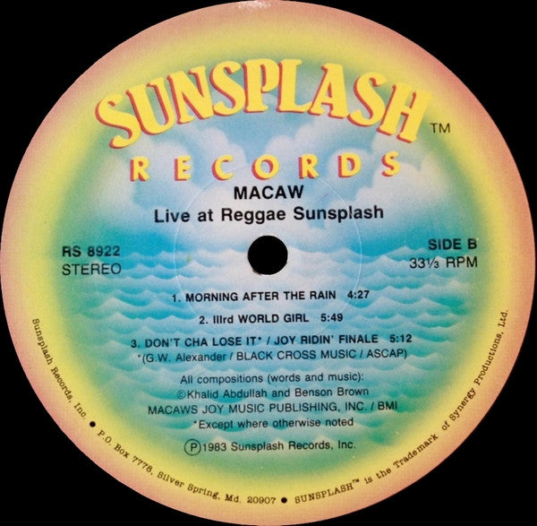 Live At Reggae Sunsplash