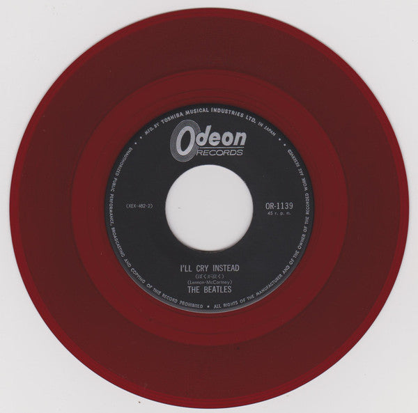 恋する二人 = I Should Have Known Better / ぼくが泣く = I'll Cry Instead