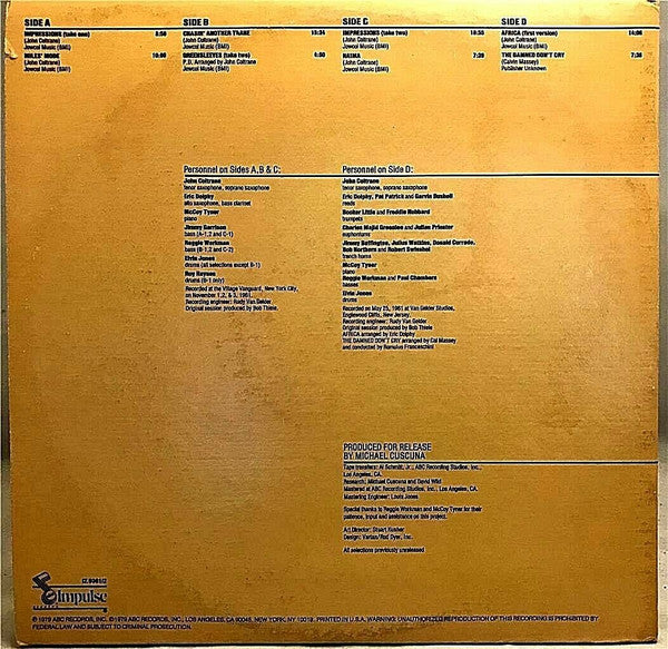 The Mastery Of John Coltrane / Vol. IV "Trane's Modes"