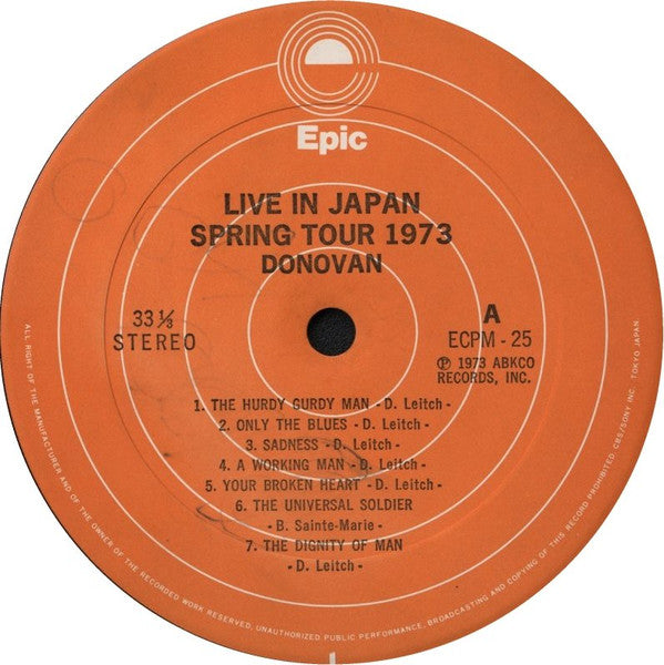 Live In Japan: Spring Tour 1973