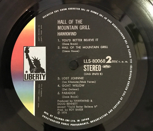 Hall Of The Mountain Grill