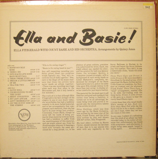 Ella And Basie!