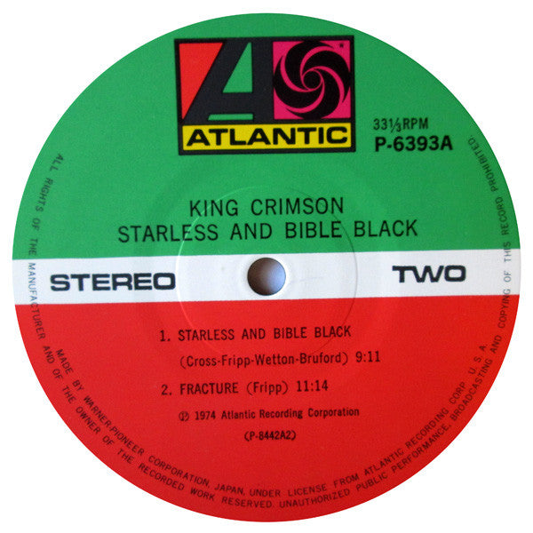 Starless And Bible Black