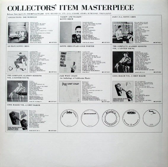 Sonny Criss Plays Cole Porter