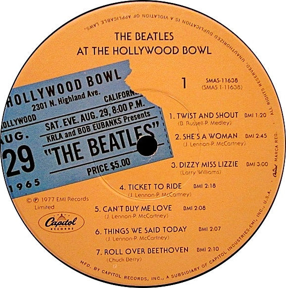The Beatles At The Hollywood Bowl