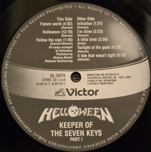 Keeper Of The Seven Keys (Part I)