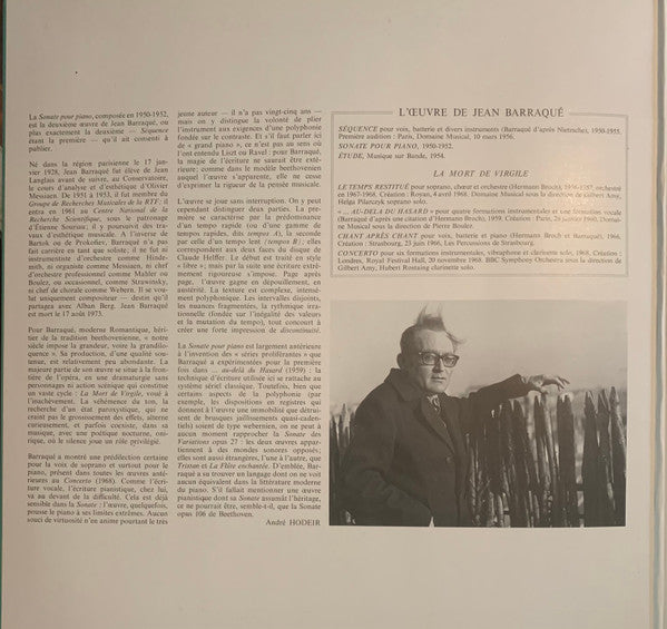 Sonate Pour Piano 1950-1952