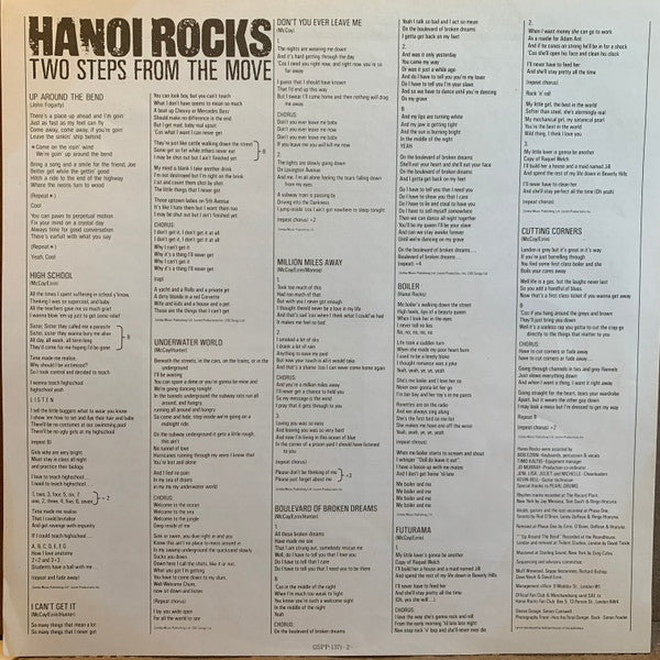 Two Steps From The Move