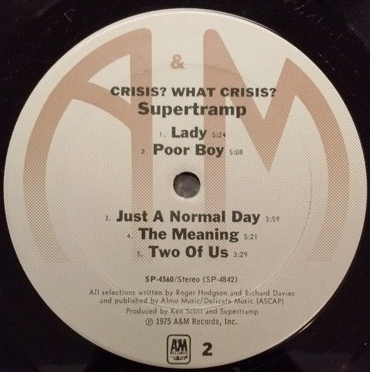 Crisis? What Crisis?