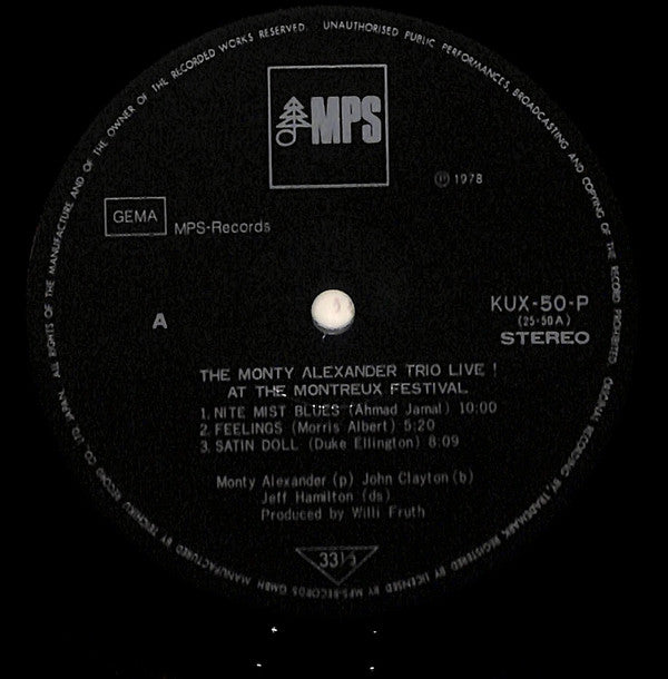 Montreux Alexander - Live! At The Montreux Festival