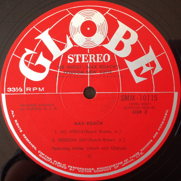 We Insist! Max Roach's Freedom Now Suite = ウイ・インシスト!
