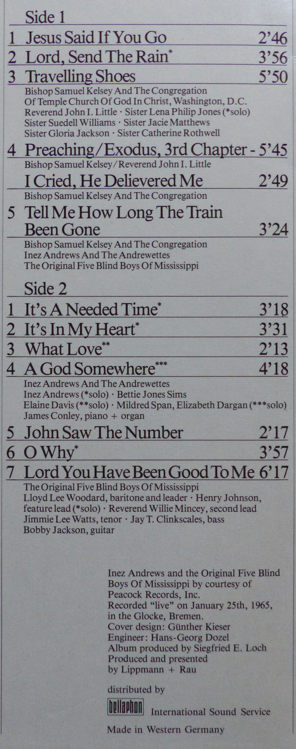 The Famous Spiritual + Gospel Festival 1965