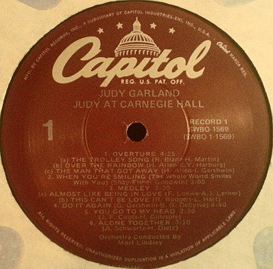 Judy At Carnegie Hall - Judy In Person