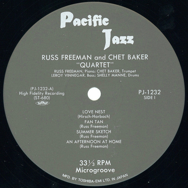 Quartet: Russ Freeman Chet Baker