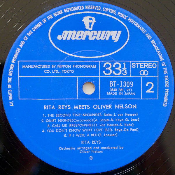 Rita Reys Meets Oliver Nelson