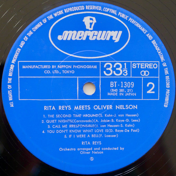 Rita Reys Meets Oliver Nelson