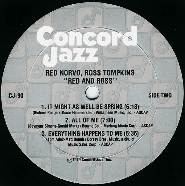 Red & Ross Recorded Live January 1979