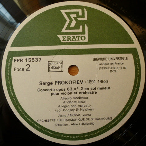 Concertos Pour Violon N°1 & 2