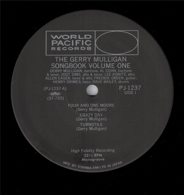 The Gerry Mulligan Songbook Volume 1