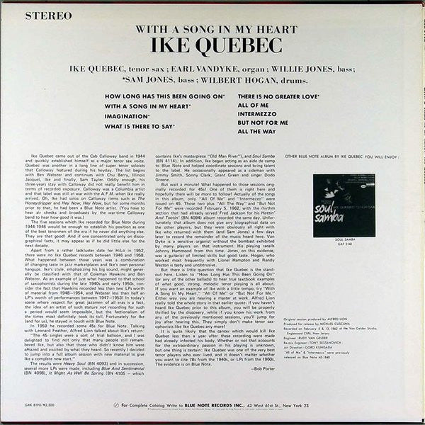 With A Song In My Heart