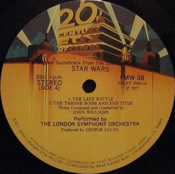 Star Wars (The Original Soundtrack From The 20th Century-Fox Film) = スターウォーズ(20世紀のオリジナルサウンドトラック-フォックスフィルム)