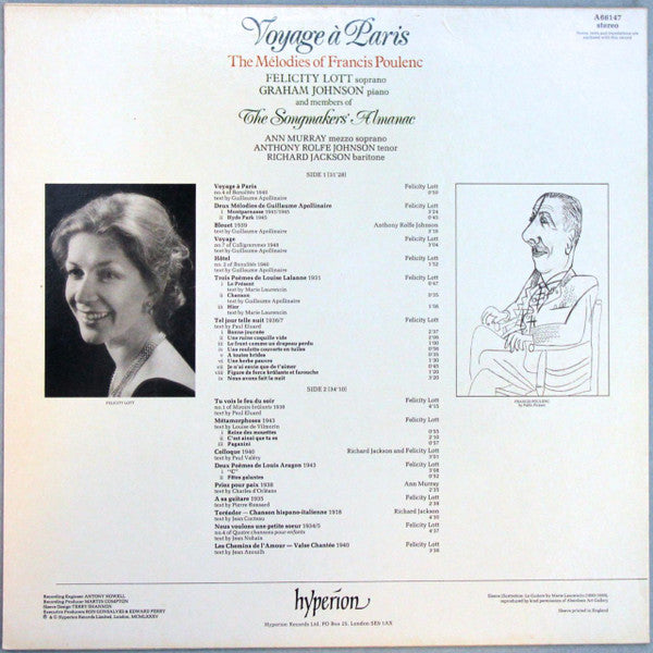 Voyage À Paris (The Mélodies Of Francis Poulenc)