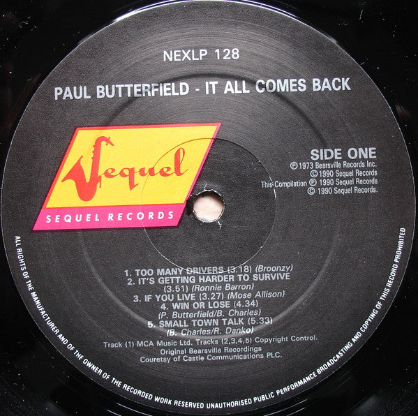 It All Comes Back