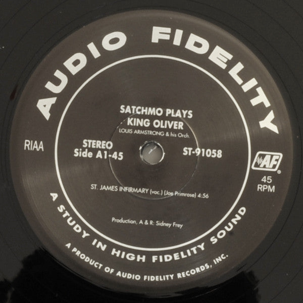 Satchmo Plays King Oliver