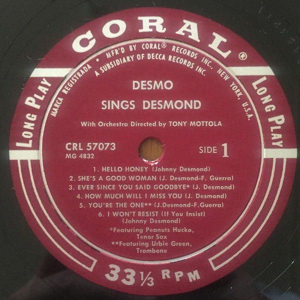 Desmo Sings Desmond