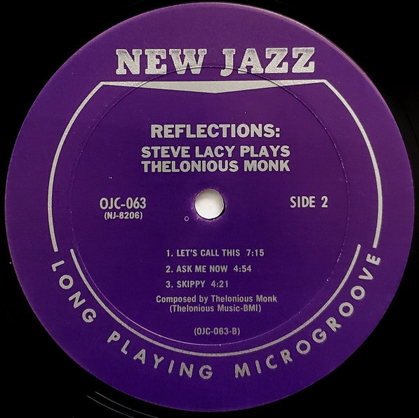 Reflections: Steve Lacy plays Thelonious Monk