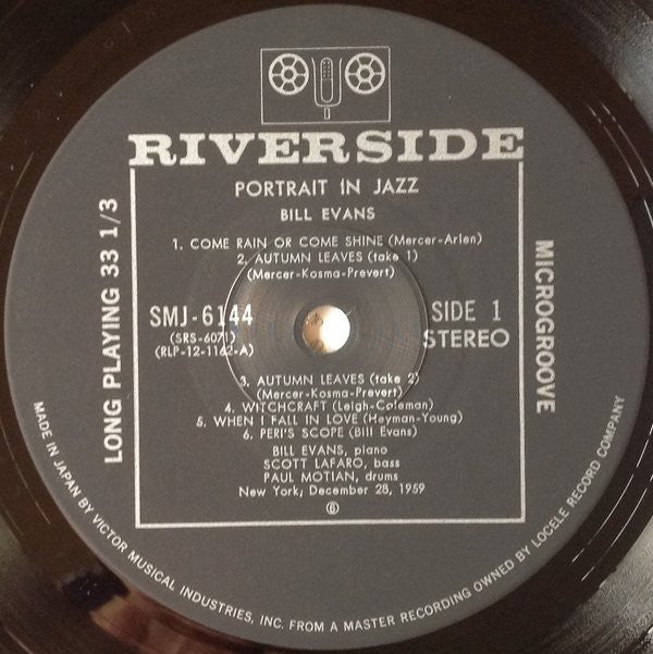 Portrait In Jazz = ポートレイト・イン・ジャズ