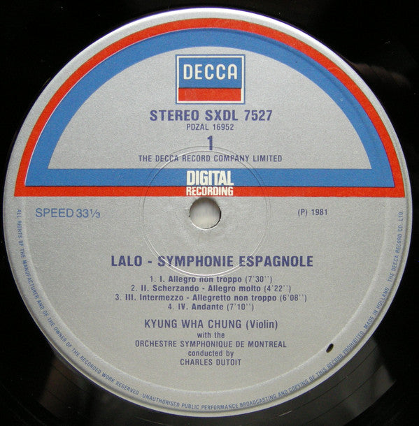 Symphonie Espagnole - Violin Concerto No.1