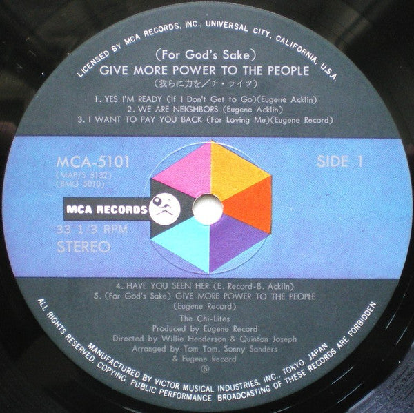 (For God's Sake) Give More Power To The People