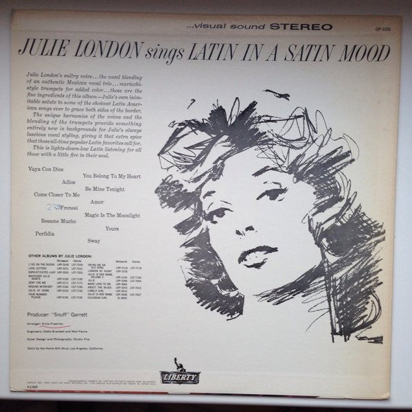 Julie London Sings Latin In A Satin Mood