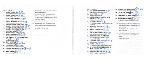 The Complete Helen Merrill On Mercury