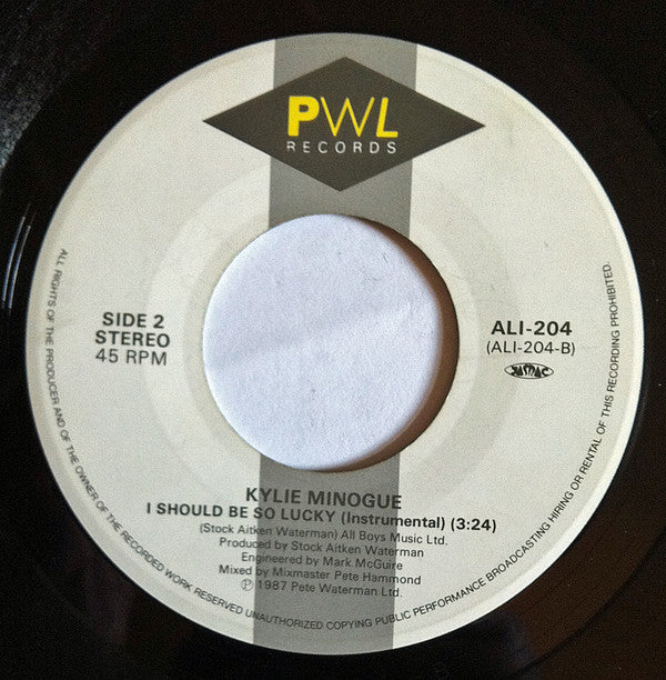 I Should Be So Lucky