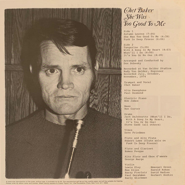 She Was Too Good To Me