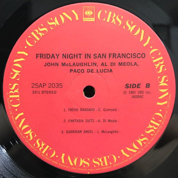 Friday Night In San Francisco