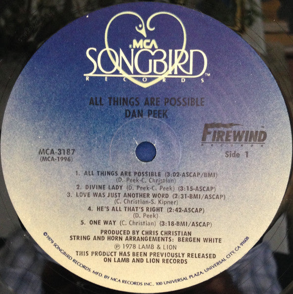 All Things Are Possible