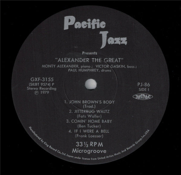 Les McCann Introduces Alexander The Great