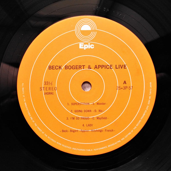 Beck, Bogert & Appice Live